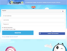 Tablet Screenshot of concours.fr
