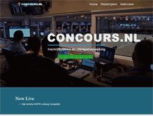 Tablet Screenshot of concours.nl