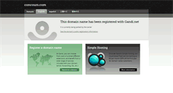 Desktop Screenshot of concours.com